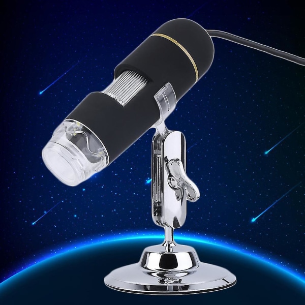 50x-500x 2MP USB 8 LED mikroskooppi suurennuskamera 30fps