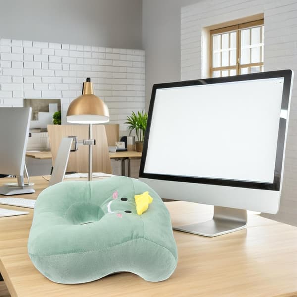 Ergonomisk bekväm sovkudde med öronhål Slitstark pärlbomull tupplurskudde