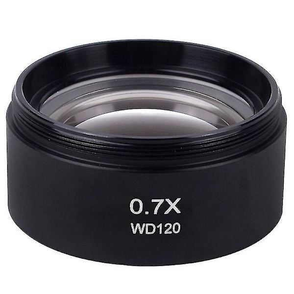 WD120 0,7x Trinokulärt Stereomikroskop Tillbehörsobjektiv