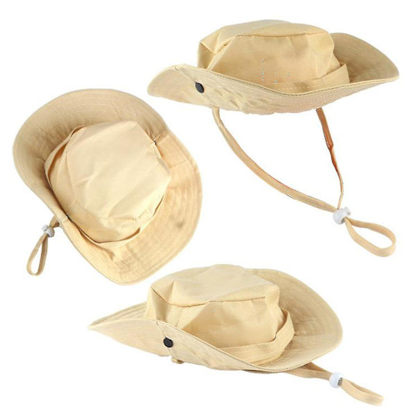 Utforskerkostyme for barn, utendørs drakt, maskerade, cosplay, polyester, barnekjole, vest og hattsett