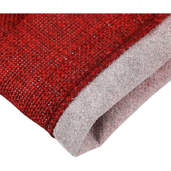 Jute Vinposer, 36x16cm Røde Juteflaske Gaveposer Med Snøre Til Festgaver (Til 750ml Vinflaske) Vinrød 12stk