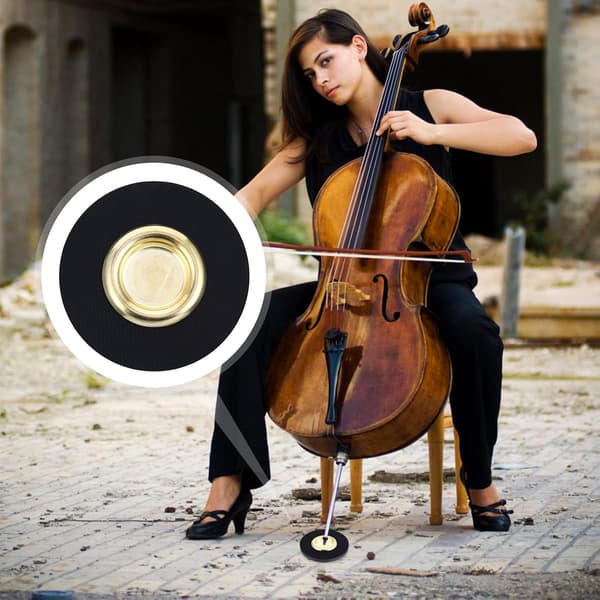 Cello End Pin Holder Nylon Anti-slip Mat Floor Protector with Solid Design