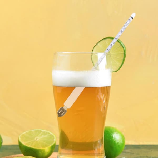 2 st dubbelskala alkoholtestare hydrometer sprit alkoholkoncentration