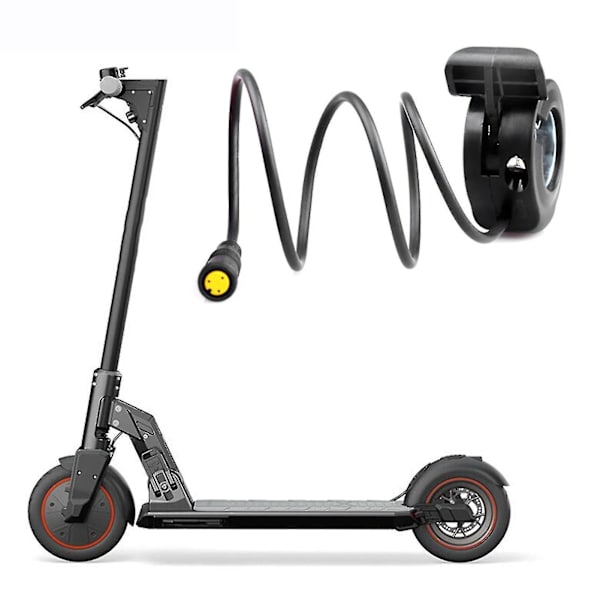 130x Tumgrepp för Elcykel, Slitstarkt, Repskyddande, Vattentätt, Plug-in, ABS