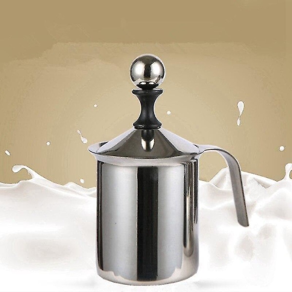 Kaffe- og tekanne i rustfritt stål 304 for sjokolade, melk og bobler