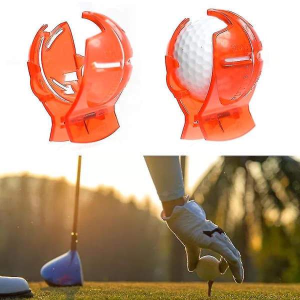 Golfklips, Golftilbehør, Passer til Golfbagger (sett med 4) Rød