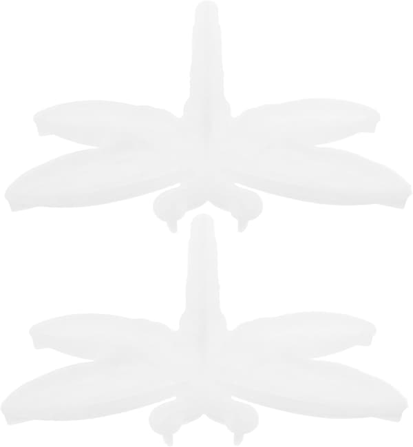 2 stk 3D Dragonfly silikonharpiksformer preget epoksy støpeform