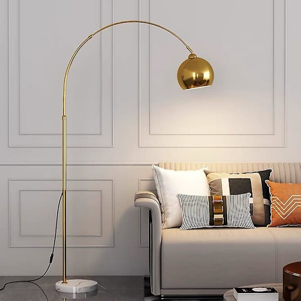 LED Fiske Lampe Gulv Moderne Studie Stue 180cm 5w