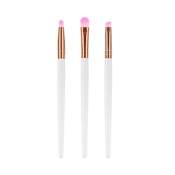3 stk træskaft Nylon børster Makeup Brush Kosmetik Pulver Blush Brush Kit Til Kvinde (t-03-005)