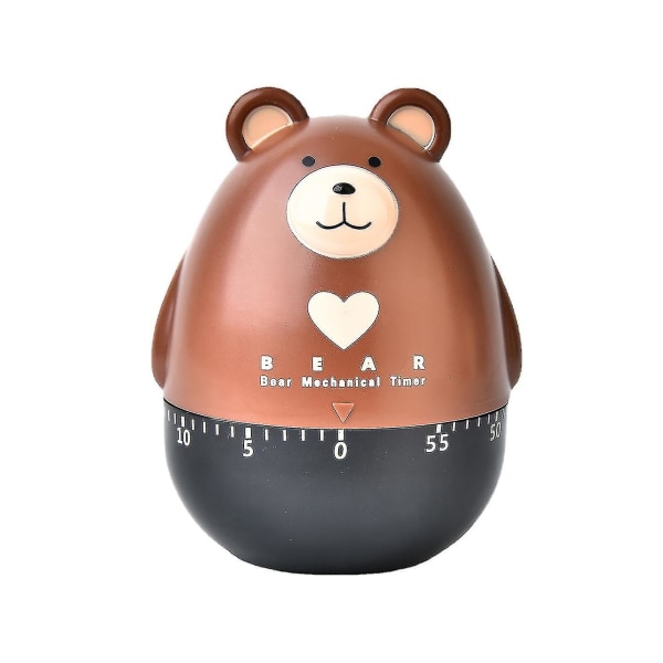 1 Styck Roterande Mekanisk Alarm för Matlagning, Cartoon Timer