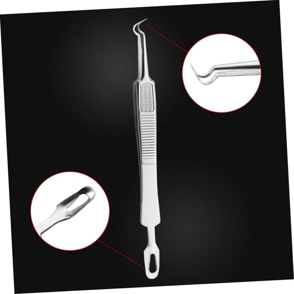 9 stk. Blackhead Extractor Buet Pincet Sæt Rustfrit Stål Fjerne Bumser