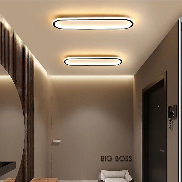 Taklampe Dimbar Aluminium Moderne Stil Svart Led