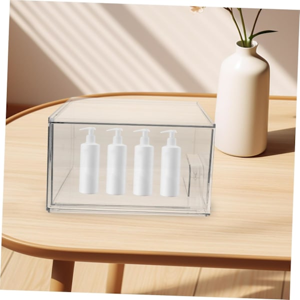 Gennemsigtig Stabelbar Makeup Opbevaringsskuffe Alsidig Bordplade Organizer