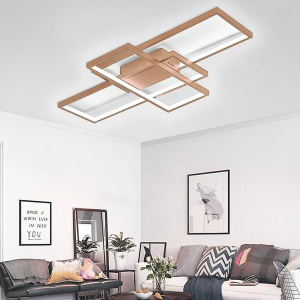 LED Taklampa Modern Geometrisk 90cm 3-ljus Linjär
