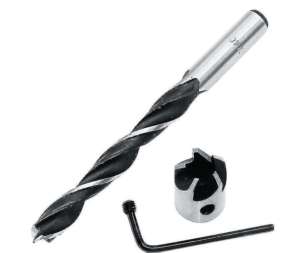 1 Set 8 st Träbearbetning Trepunkts Countersunk Borr Bits Träbearbetning Reamer Borr Bits