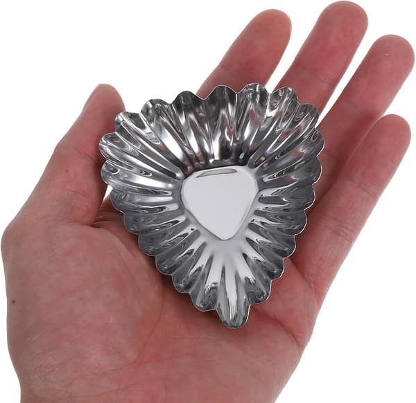 20 stk. æggetærteforme i rustfrit stål budding DIY-forme højkvalitetsmateriale