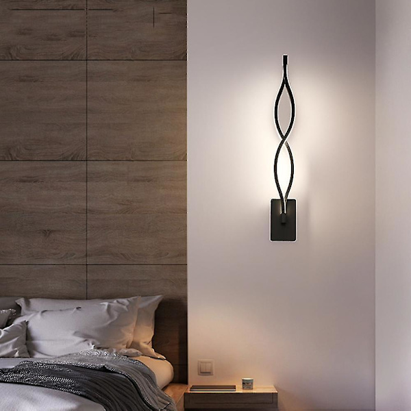 Aaltomainen LED-seinävalaisin 16W Lämmin Valo