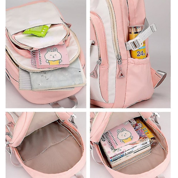 Liten Anti-Tyveri Ryggsekk for College Black