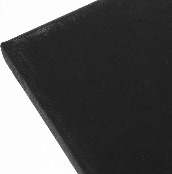 Målardukar och oljemålningspaneler för studenter, svart 25x25cm målarduk lämplig