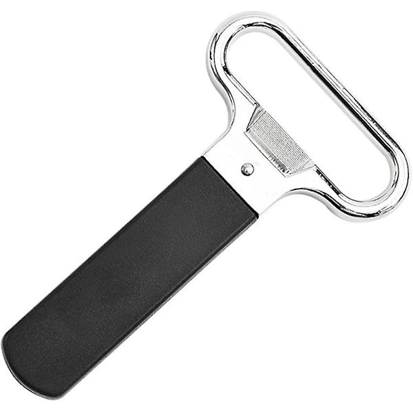 Vinkorkåbner i Rustfrit Stål, Pin-Type, Korkudtrækker, Vinkorkåbner Bar Tilbehør (Sort) 1 stk