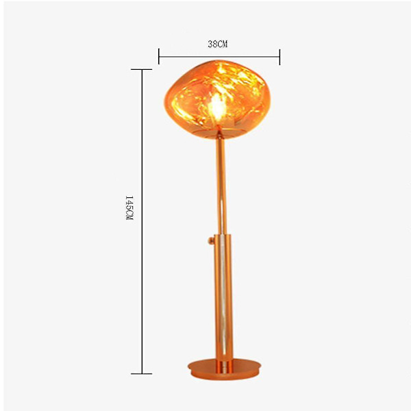 Lava Golvlampa Sovrum Vardagsrum Art Deco Vertikal