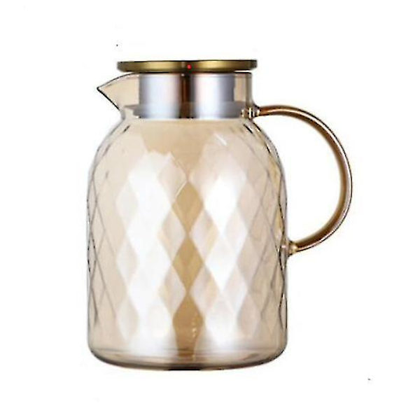 Glas Tekande Sæt med Diamantstruktur Vandkande Kaffekande Karaffel