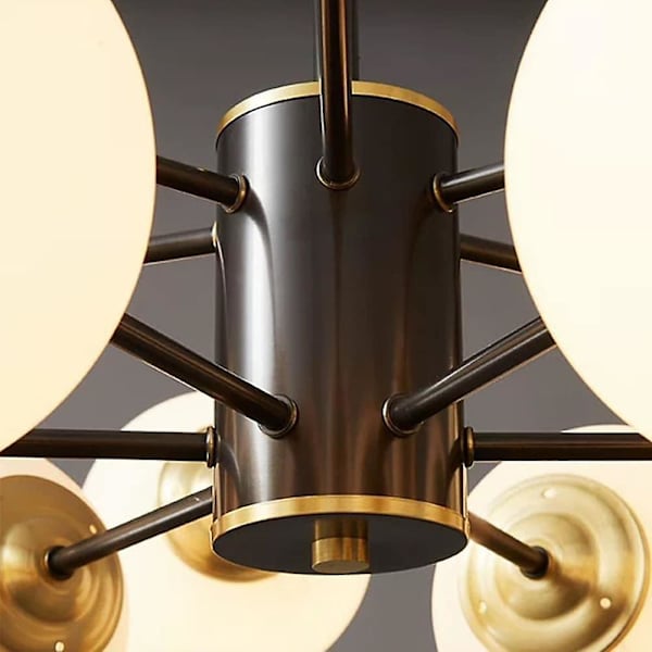 70cm Hängande Lykta Design Chandelier Koppar Mässing Modern