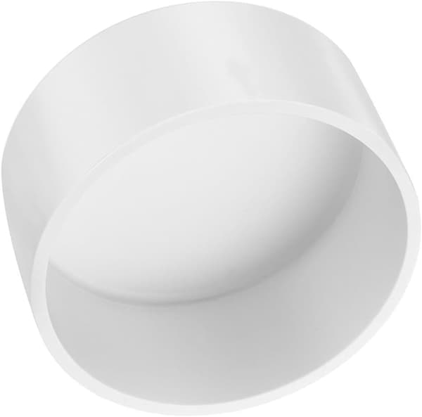 PVC-rörändlock 110 mm vitt skyddande utbytbart rörändlock passande