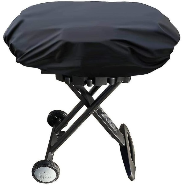 Bbq Cover 210d/600d Bbq Grill Cover dobbeltlag Oxford stof med pvc belægning Anti-uv Rip-sikker udendørs gas grill cover1 stksort