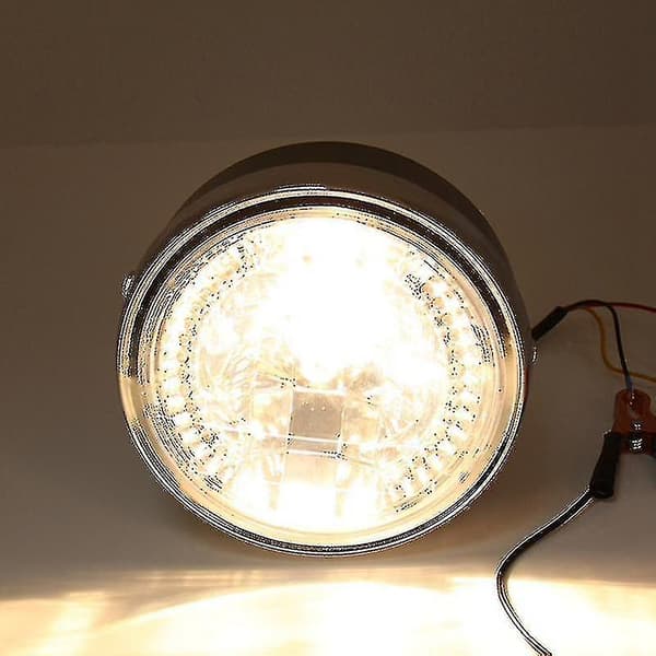Motorsykkel Modifisert Retro Frontlys 8 Tommer Angel Ring Frontlys