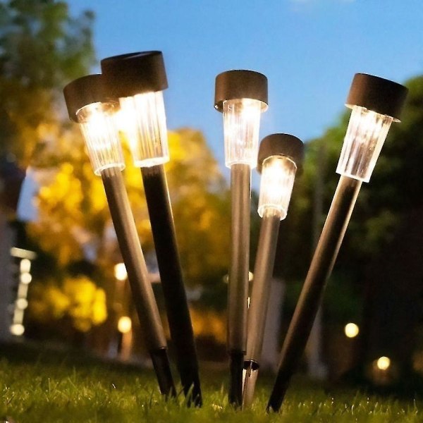 Utendørs Patio LED Hagelamper Multifarget + Varmt Hvit 10 stk