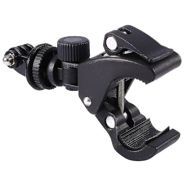 Sort Cykel Motorcykel Styrstang -klemme Stang Til Kamera (1 stk, Sort)