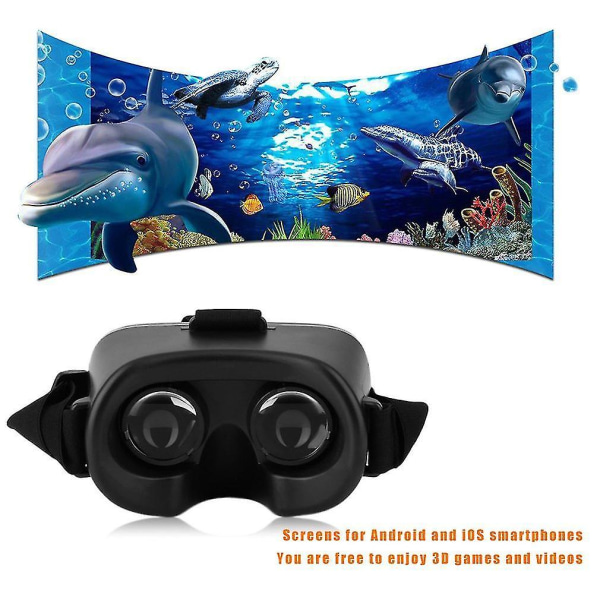Vr 3d Virtual Reality-briller Android Ios 4,7-6 tommers smarttelefon