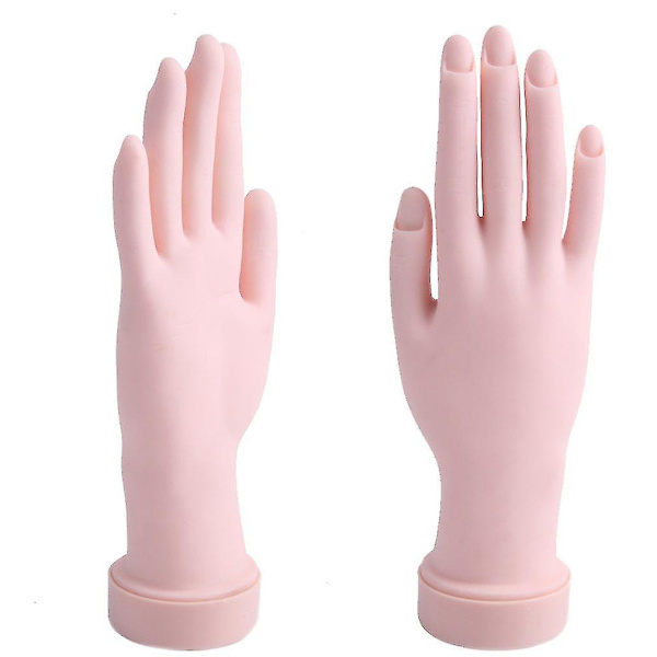 Flexibel Övningsmodell för Höger Hand - Nagelkonst Manikyr