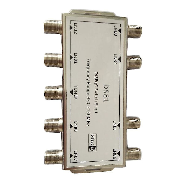 Ds81 8-in-1 Satelliittisignaalin Diseqc-kytkin Lnb-vastaanotin