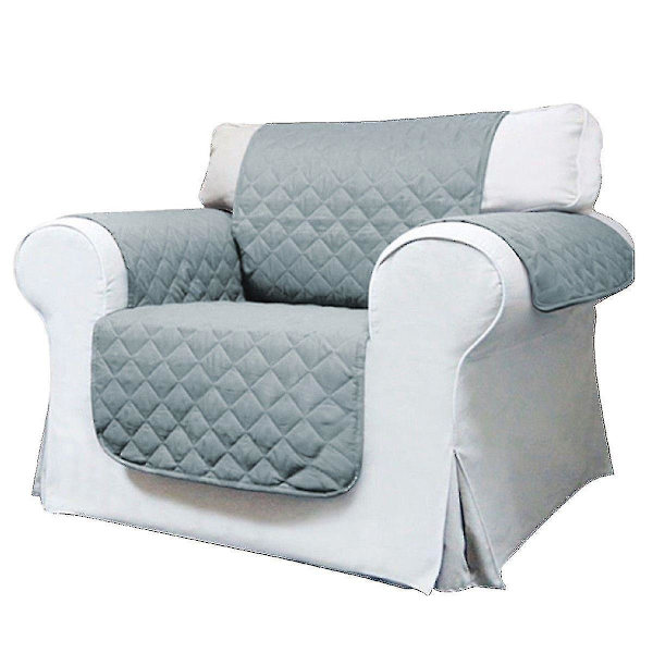 Soffaöverdrag för husdjur, quiltad, tvättbar, halkfri, soffskydd 1 Seater (55x196cm)