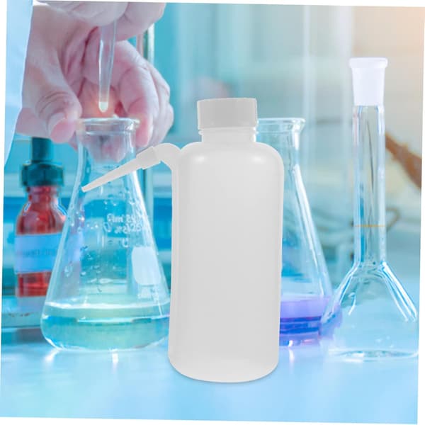 500 ml plastvaskeflaskesett med 4 påfyllbare sikkerhetsklemme flasker