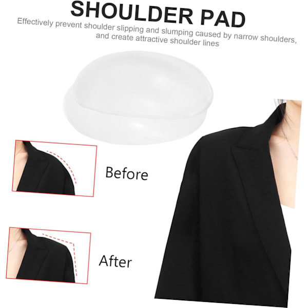 2 Par Selvklebende Skulderputer Skulder Push up Pads Skulderputer Skulderforsterker