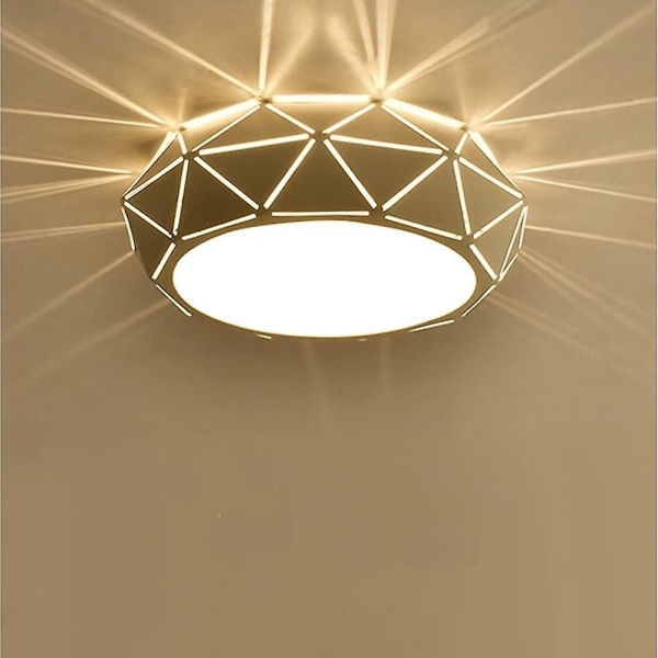 1-ljus 23 cm glödlampa ingår Flush Mount Metal Led Chic