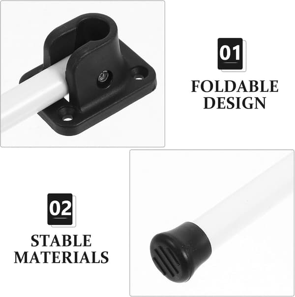 Fällbara bordsben Metallben för möbler Multifunktionell Robust Plast