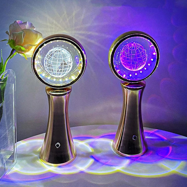 2023 Ny Globus nattlampe bordlampe projeksjon