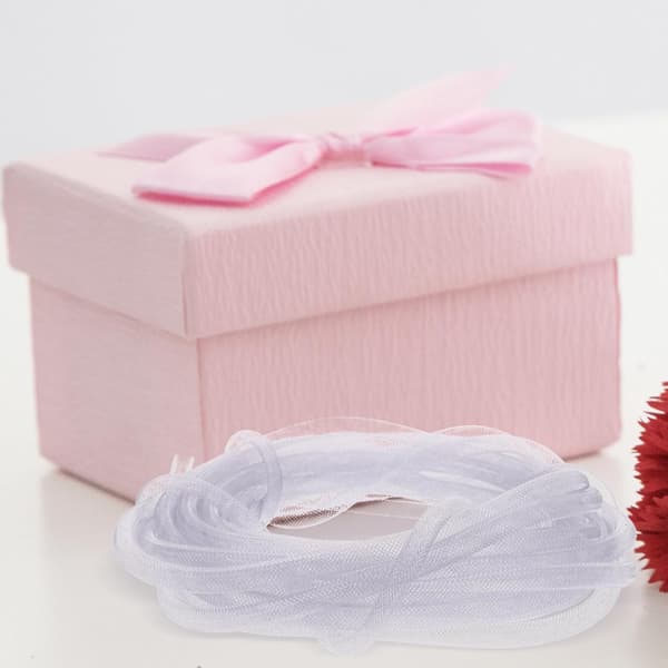 3 ruller elastisk nettingrør Grå håndverksnettingrør for DIY smykkefremstilling Fleksibelt bånd