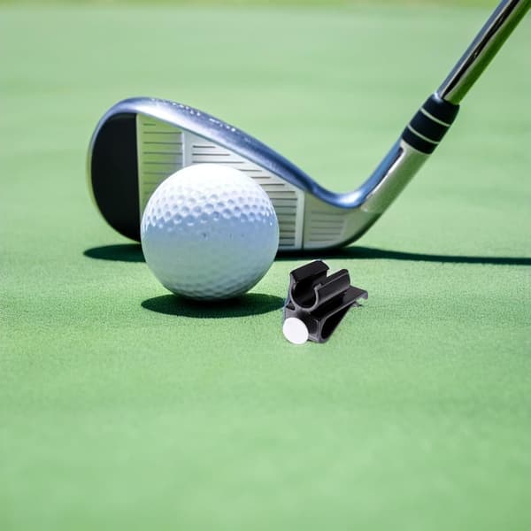 14 stk. sorte golfputterclips i plast til taske, putterklemmeholdere golftilbehør