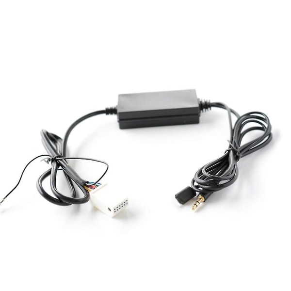 Billaudio AUX-adapter 3,5 mm AUX-ingång CD-växlare 12-stifts för T5