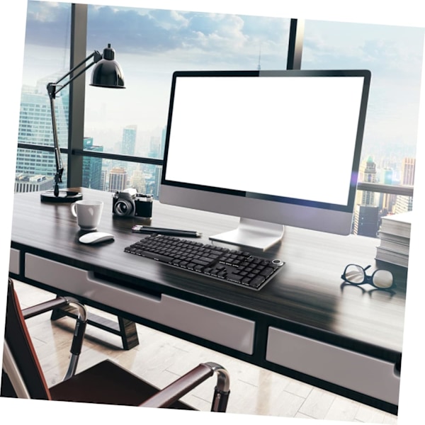 Ergonomiskt tangentbord Ergonomiskt RGB-bakgrundsbelyst mekaniskt speltangentbord 104 tangenter Trådbundet USB-speldator tangentbord