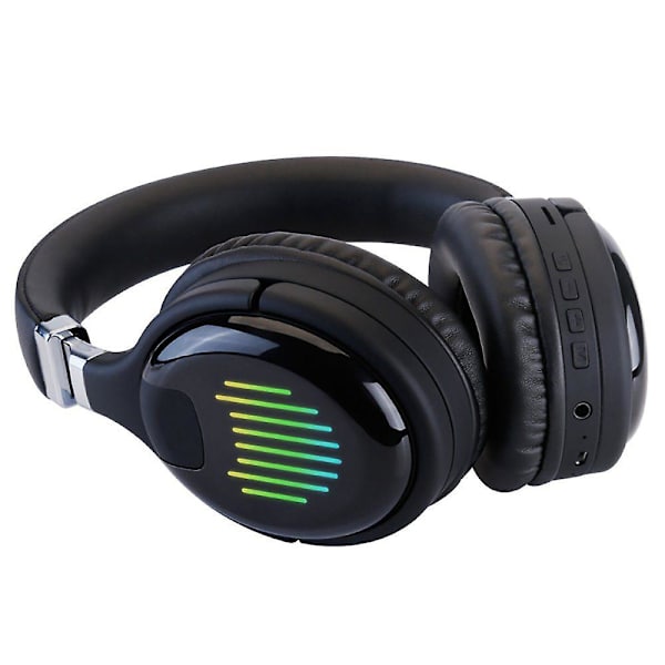 Fällbart Bluetooth-headset Trådlöst Spelheadset Upplyst Spelheadset