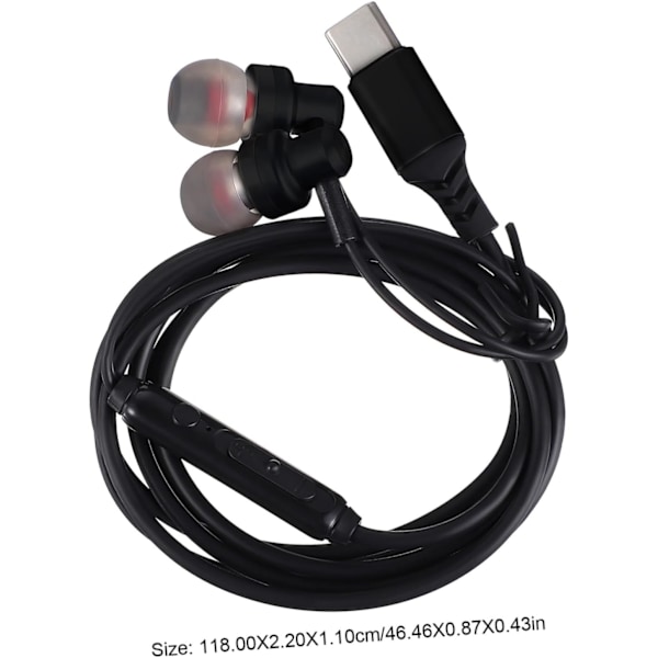 Ergonomiska In-ear Hörlurar med Brusreducering och c