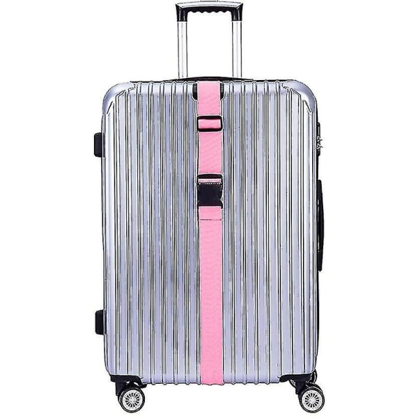 Kuffertstropper til Kufferter, Rejse Bælter Tilbehør 4stk, Pink