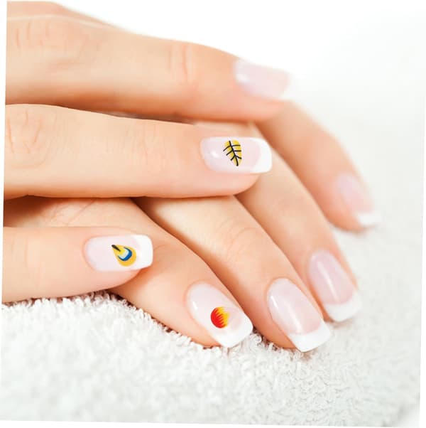 4-pack polymerfruktskivor för nagelkonst Nagelfruktskivor DIY-dekorationer Mönsterdekorationer