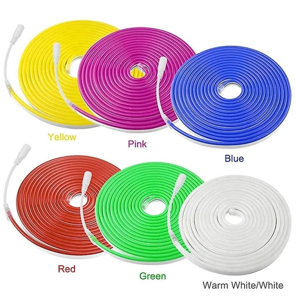 3m Flerfärgade Flexibla Neon LED-Stripslingor 2835 SMD